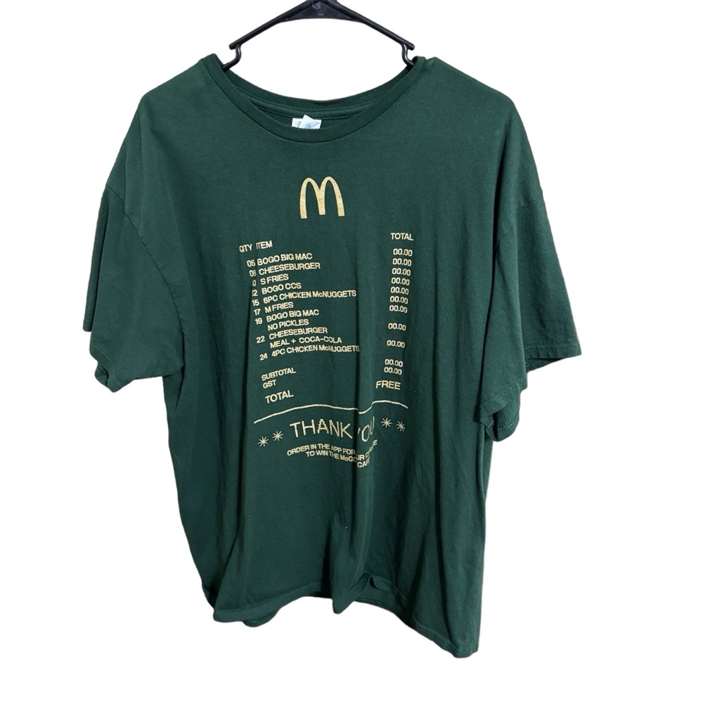 Unisex Adult McDonald’s Tshirt size XL